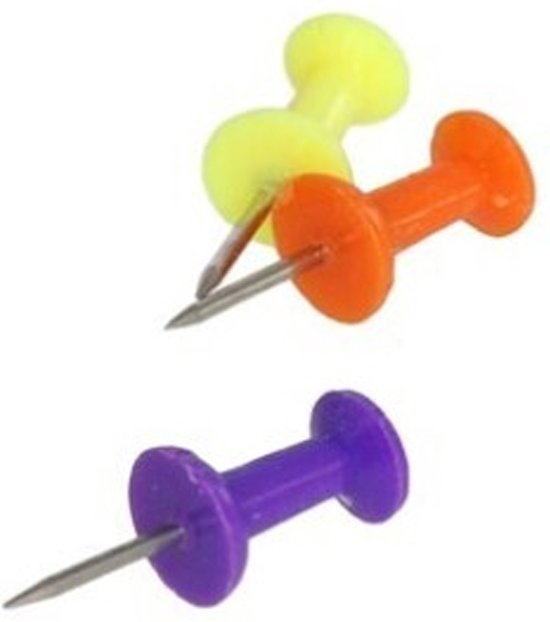 30 Stuks Ronde Kop Push-pins, Kleurrijke Decoratieve Metalen