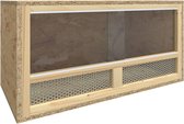 vidaXL - Terrarium - 60x30x30 - cm - bewerkt - hout