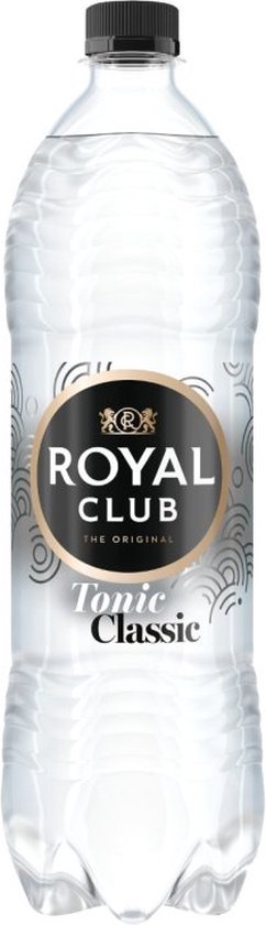 Royal Club Tonic regular 1 ltr per petfles, tray 6 flessen