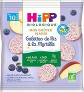HiPP Mon Goûter Plaisir Gaufres de Riz Myrtille dès 10 Mois Bio 30 g