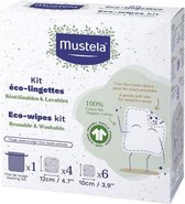 Mustela Eco-Wipes Wasnet Kit + 10 Doekjes
