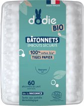 Dodie Veiligheidstips Sticks 100% Biologisch Katoen 60 Sticks