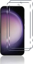 AziLine Screenprotector 2X geschikt voor Samsung Galaxy S24 - 9H Luxe Tempered Glas 2X Bescherming S24 - Premium Kwaliteit Glas Schermbescherming geschikt voor Samsung Galaxy S24