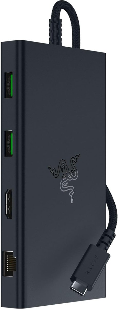 Razer USB-C Dock - Docking Station - 11 Poorten - HDMI - Zwart
