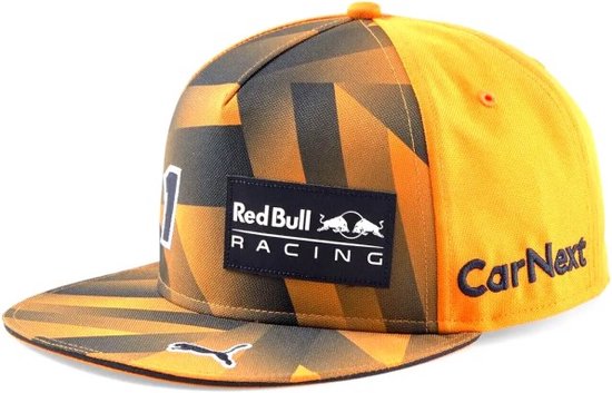 Casquette orange Max verstappen #1 plate - Red Bull Racing