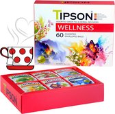 Tipson Wellness melange van kruidenthee met toevoegingen in sachets 60 x 1,5g