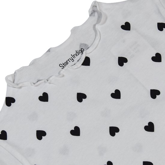 T-shirt pour filles avec coeur d'amour | Taille 110