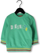 Diesel Smefb Truien & Vesten Unisex - Sweater - Hoodie - Vest- Groen - Maat 74/80