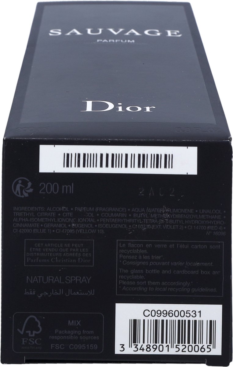 Dior Sauvage Parfum - Herenparfum met sandelhout en oriëntaalse tinten - 200 ml – foto 8