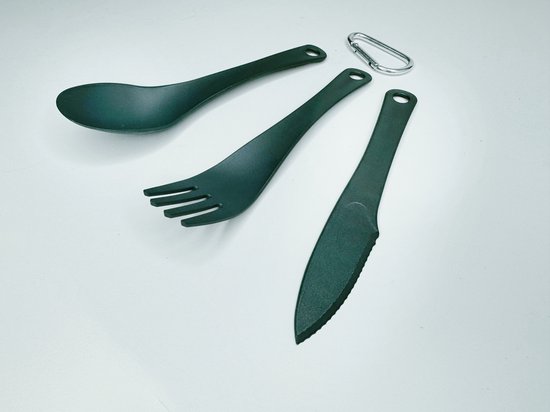 3BMT® Reisbestek- Bestek to Go - Bestek set voor Onderweg, camping, wandelen of picknick - Kunststof van 3BMT — afbeelding 2