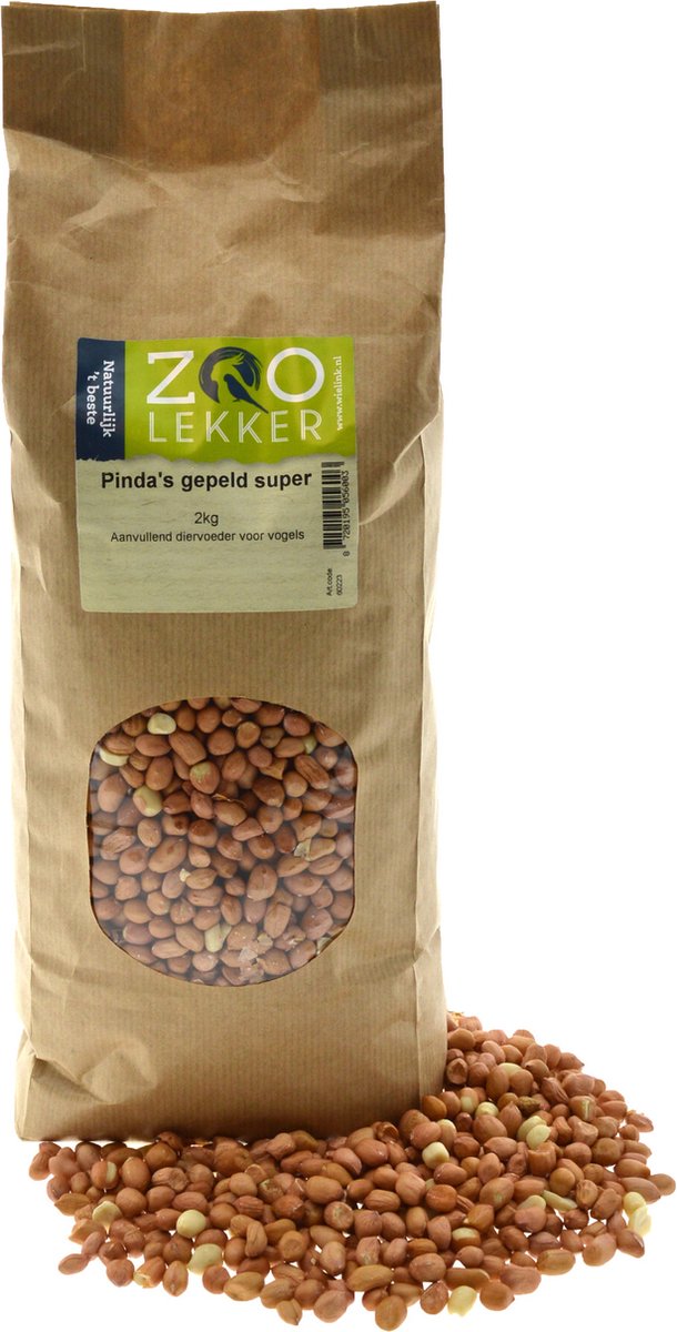 Zoolekker Pinda's gepeld super 2kg