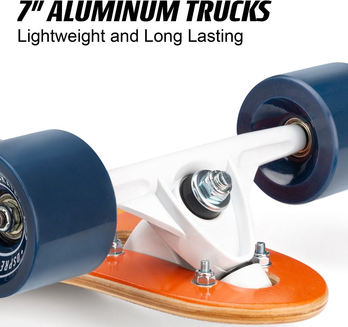 Osprey Sunset 39" Twin Tip Longboard - Drop-Through Trucks - ABEC 9 — afbeelding 6