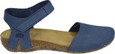 Loints of Holland 31413 VINKENBERG - Platte sandalenDames Sandalen - Kleur: Blauw - Maat: 39