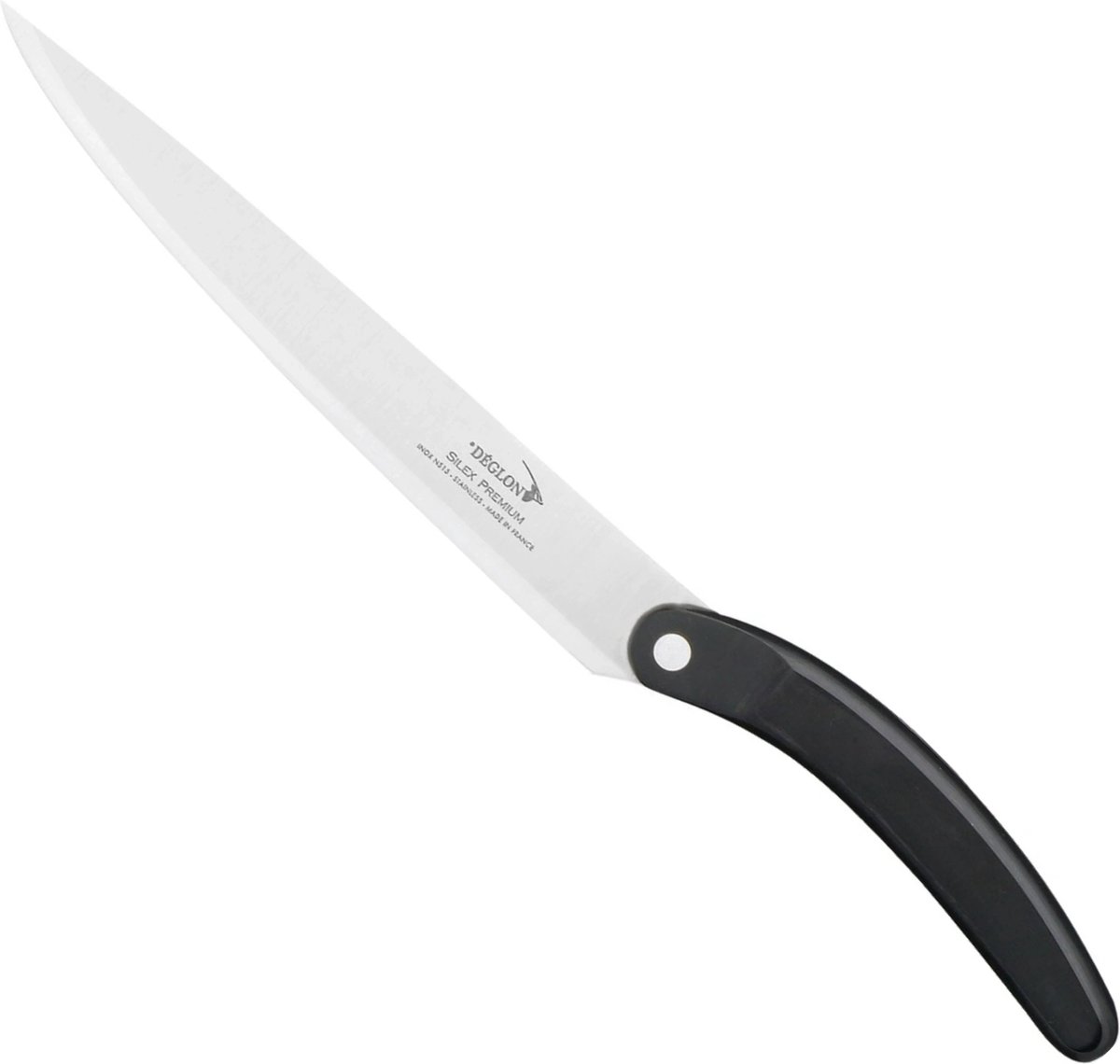 Déglon Fileermes – Flexibel Lemmet – Ergonomisch Hout – 17 cm – Zwart