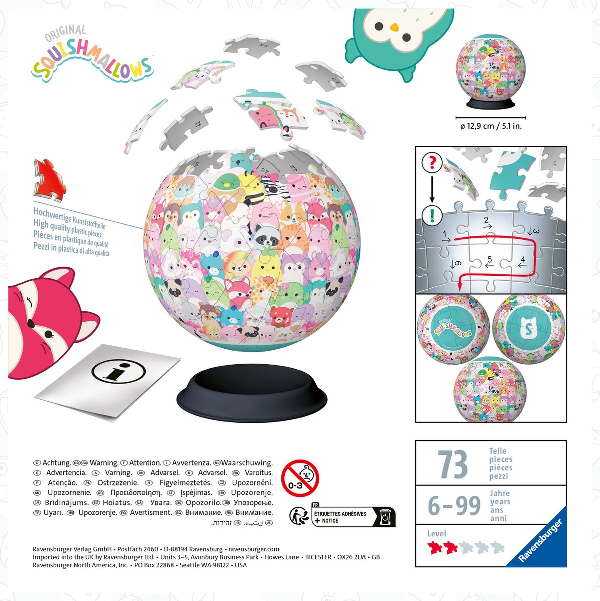 Ravensburger Squishmallows - 3D Puzzel