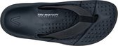 VELOUS Active Flip - Herstel Slipper - Unisex - Zwart/Zwart - Maat 47