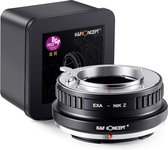 K&F Concept - Handmatige Lensadapter van EXA naar NIK Z voor Exakta Lenzen - Compatibel met NIK Z Mount Mirrorless Camera Body