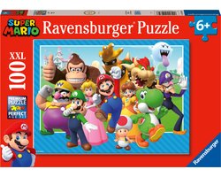 foto van Ravensburger puzzel Let's-a-go ! Super Mario - Legpuzzel - 100 XXL stukjes