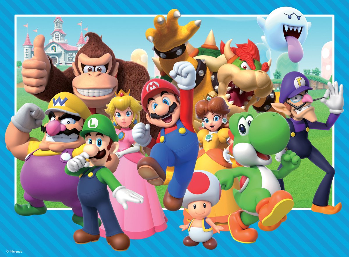 Ravensburger puzzel Let's-a-go ! Super Mario - Legpuzzel - 100 XXL stukjes — afbeelding 3