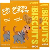 3x Edgard & Cooper Adult Biscuit Banaan & Pinda 400 gr