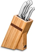 Déglon Oryx® Professionele Messenset - Bamboe Blok met 5 Messen - Veelzijdig en Stijlvol