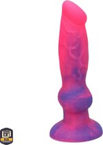 Fantasy Knot Dildo Dog (18x4.7) cm - Dog Knot Dildo Roze - Knot en Zuignap