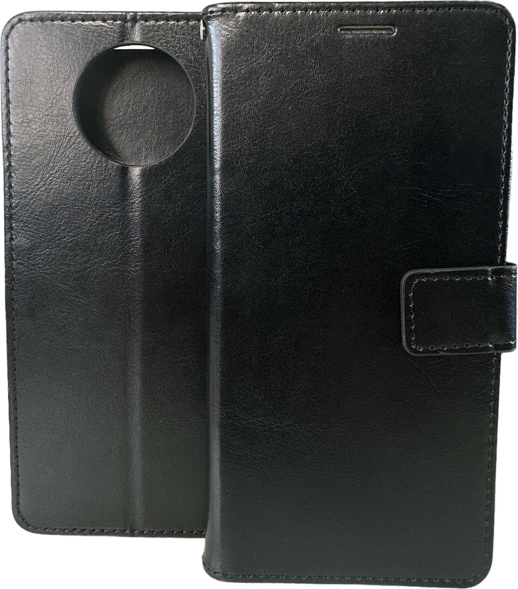 Portemonnee Book Case Hoesje Geschikt voor: Xiaomi Redmi Note 9 5G - Zwart