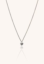 Marcasite Heart 925 Silver ketting