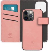 iMoshion Hoesje Met Pasjeshouder Geschikt voor iPhone 13 Pro - iMoshion Uitneembare 2-in-1 Luxe Bookcase - Roze
