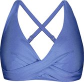 Barts Isla Cross Halter Full Vrouwen Bikinitopje - maat 36E - Blauw