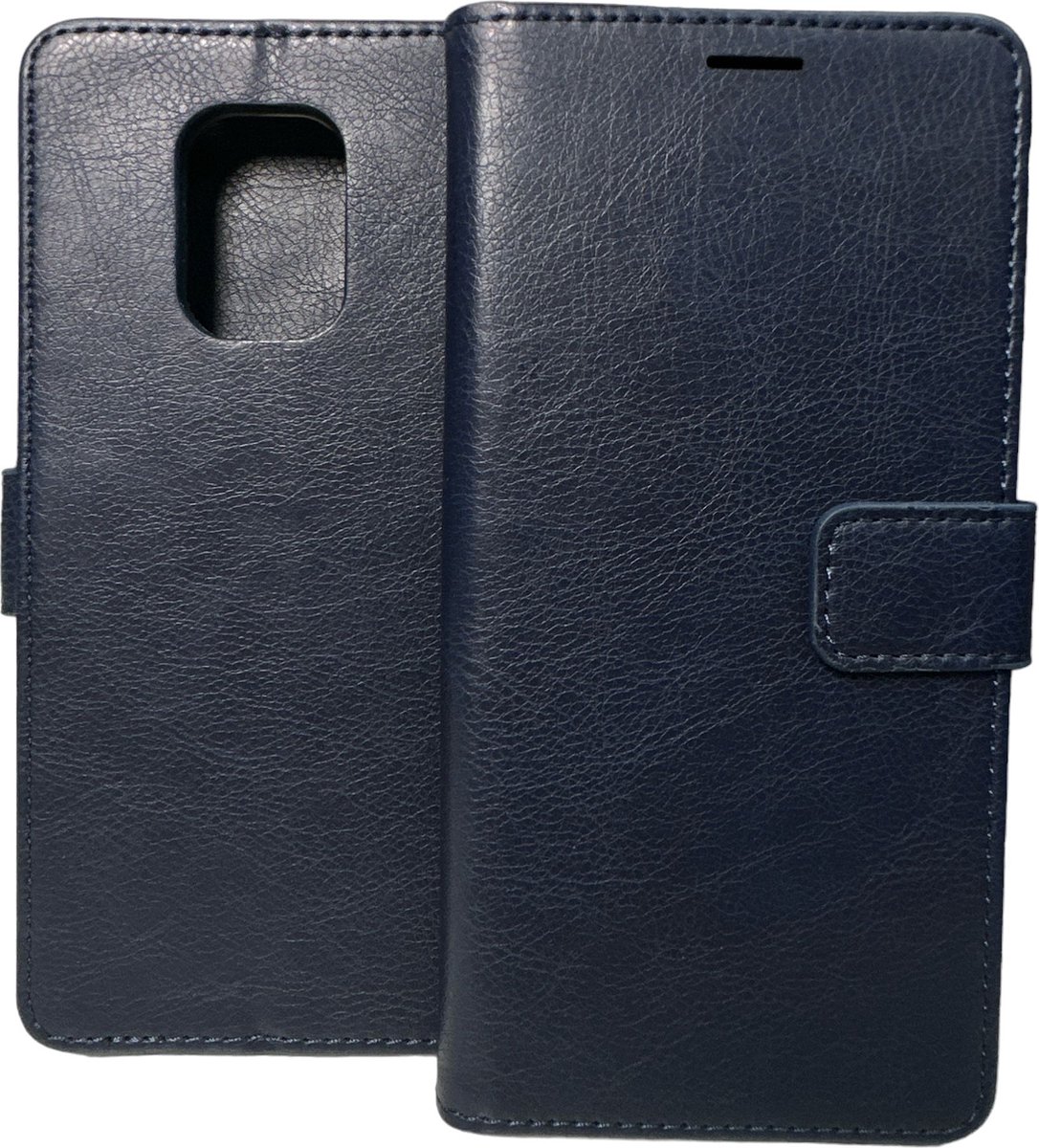 Portemonnee Book Case Hoesje Geschikt voor: Xiaomi Redmi Note 10 Lite - Blauw
