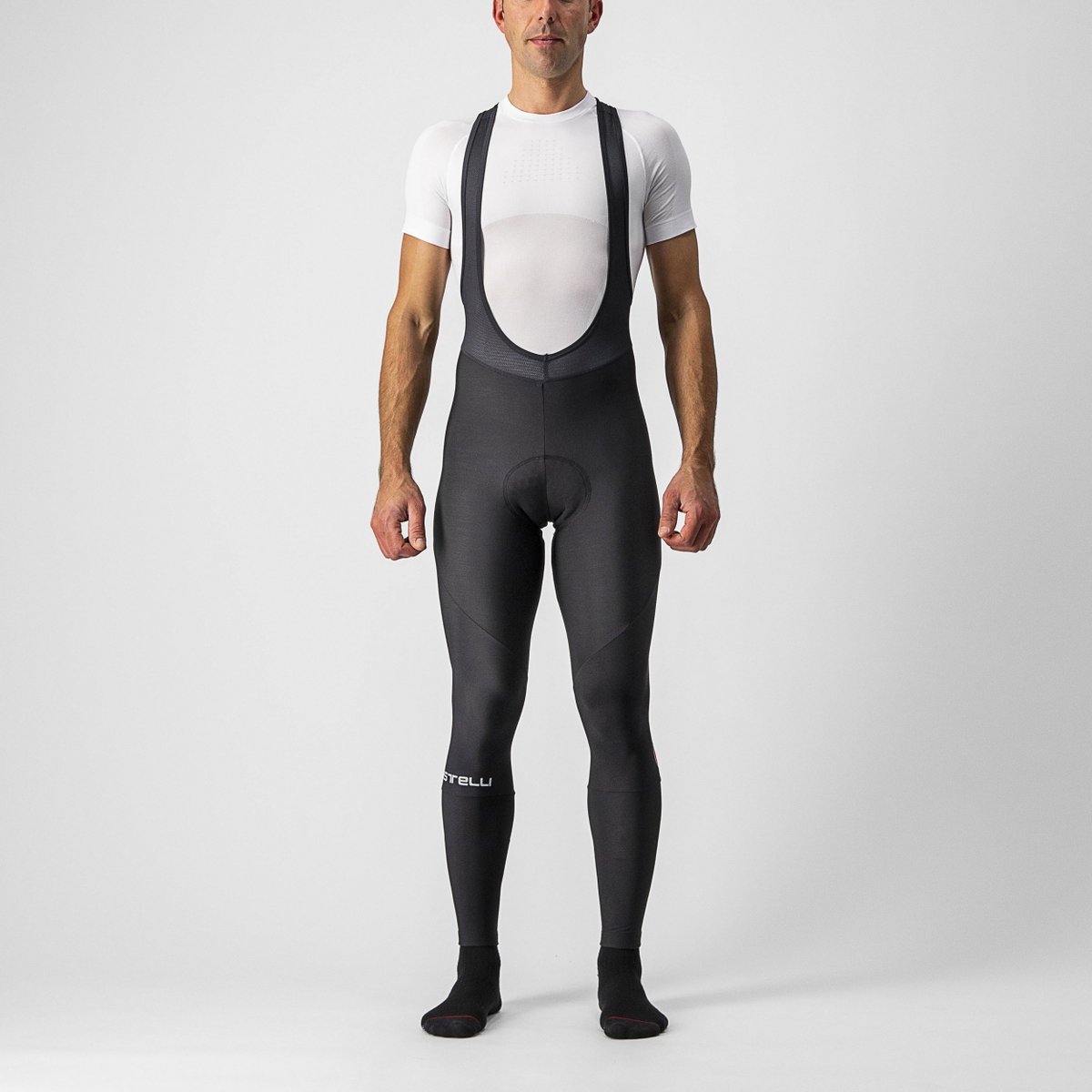 Castelli Castelli Entrata Bib Fietsbroek - Maat L  - Mannen - zwart