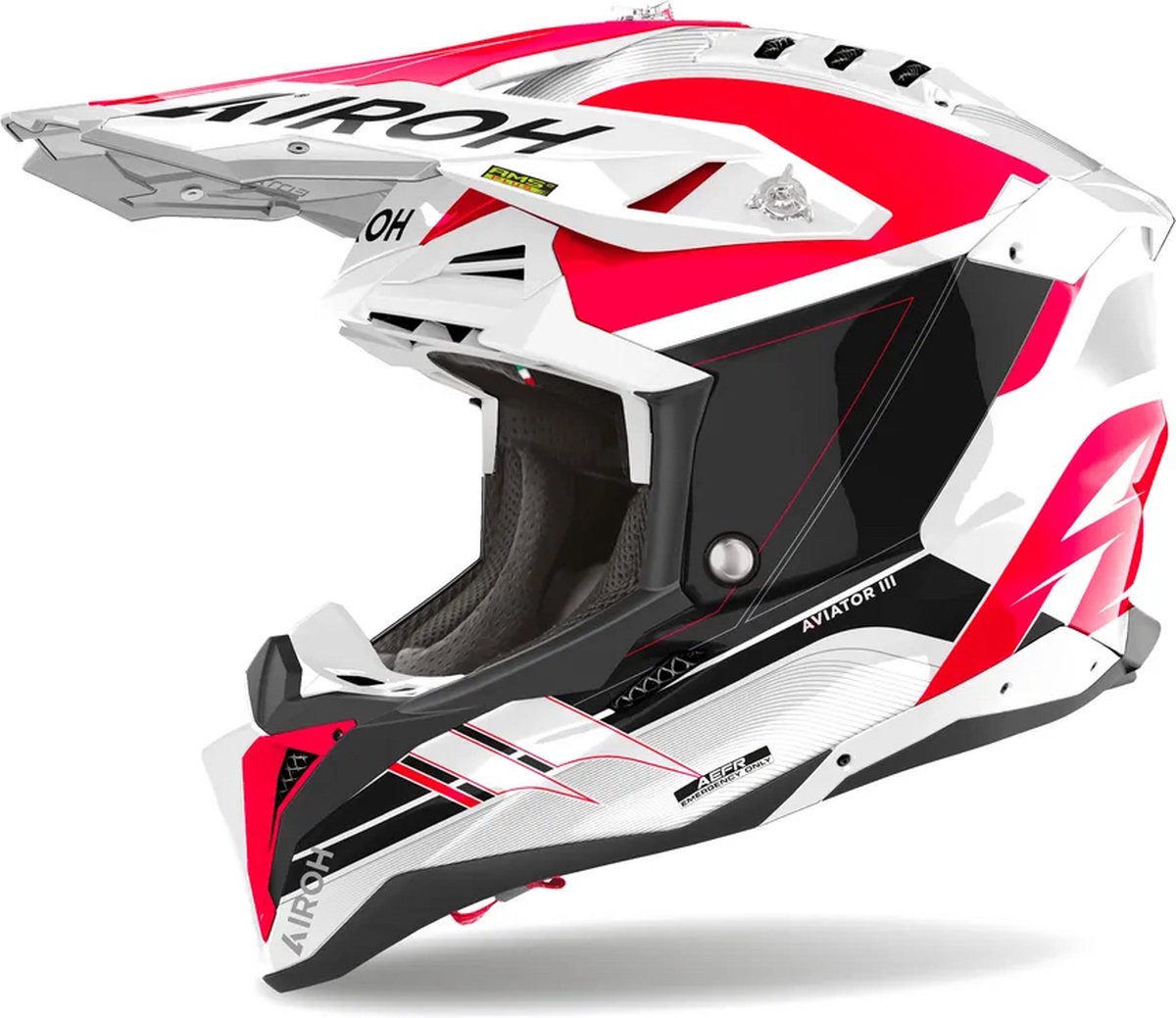 Airoh Aviator 3 Saber Red XL - Maat XL - Helm