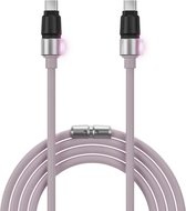 Sharge Phantom Cable - Câble USB C vers C avec indicateur LED - Violet