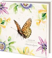 Kaartenmapje met env, vierkant: Passion for Butterflies, Michelle Dujardin