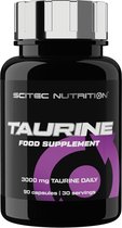 Scitec Nutrition - Taurine (90 capsules) - Fatburner - Afvallen - Vetverbrander - Afslankpillen