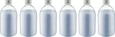 Scrubzout Lavendel 650 gram - Fles met aluminium dop - set van 6 stuks - Hydraterende Lichaamsscrub