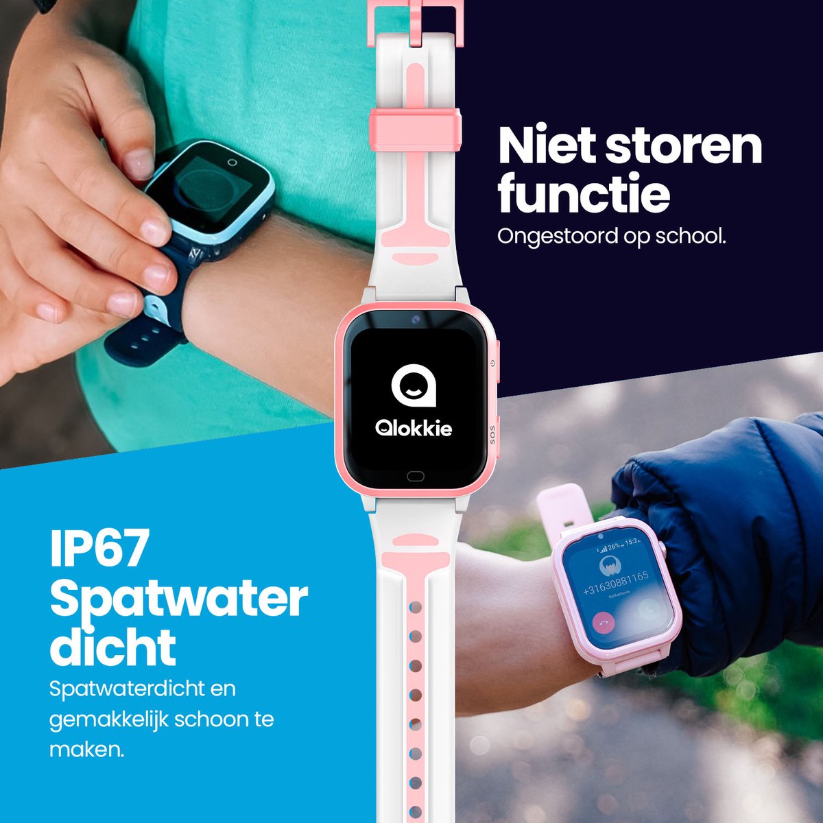 Qlokkie Kiddo 23 GPS Horloge Kind 4G Tracker Videobellen Veiligheidsgebied Instellen Sos Alarmfuncties Smartwatch Kinderen Inclusief Simkaart En Mobiele App Roze 593035258 Qlokkie Kiddo 23 GPS Horloge Kind 4G Tracker Videobellen Veiligheidsgebied Instellen Sos Alarmfuncties Smartwatch Kinderen Inclusief Simkaart En Mobiele App Roze 593035258