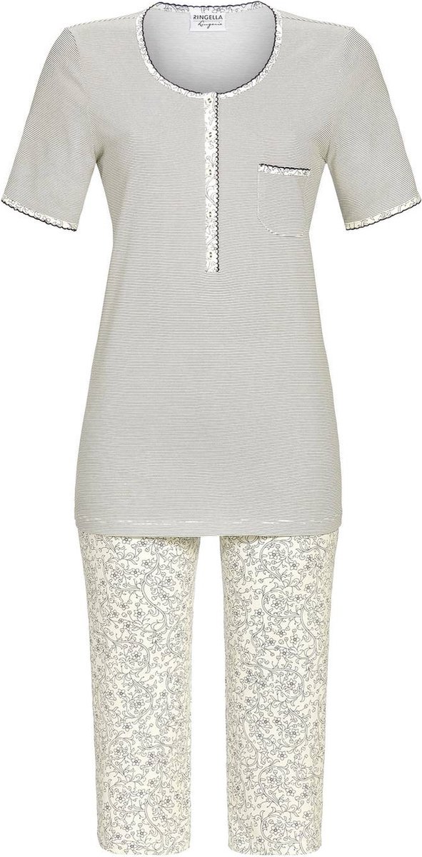 Ringella Blue Stripe – Pyjama – 4261208 – Night Blue - 40 Blauw