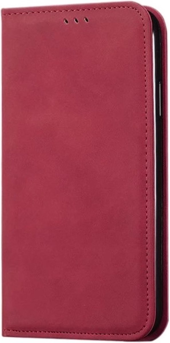 Geschikt voor Oppo A58 / A78 5G - Book Case - Magnetisch - kaartsleuven - Portemonnee Folio Stand hoesje - Rood