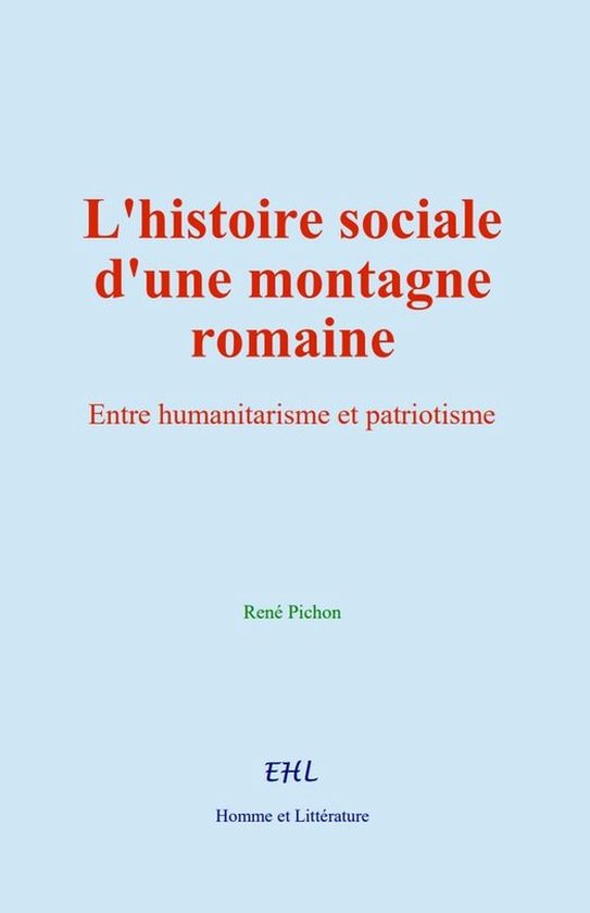 L’histoire sociale d’une montagne romaine - cover