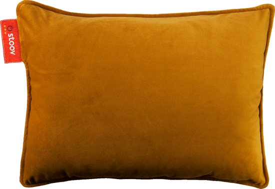 Stoov Warmtekussen - Ploov - Duurzaam & Draadloos - Infrarood warmtekussen - 45x60 Velvet - Ginger Gold - Standaard Batterij