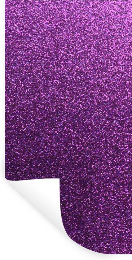 Muurstickers - Sticker Folie - Glitter - Roze - Design - Abstract - 80x160 cm - Plakfolie - Muurstickers Kinderkamer - Zelfklevend Behang - Zelfklevend behangpapier - Stickerfolie