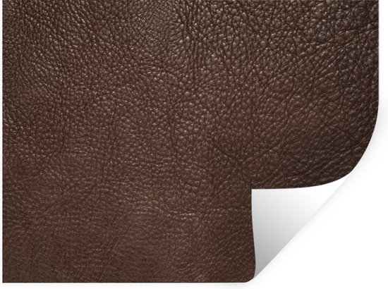 Stickers muraux - Film autocollant - Cuir - Marron - Structure - Design - Aspect cuir - 80x60 cm - Film adhésif - Stickers muraux Chambre d'enfant - Papier peint autocollant - Papier peint autocollant - Film autocollant