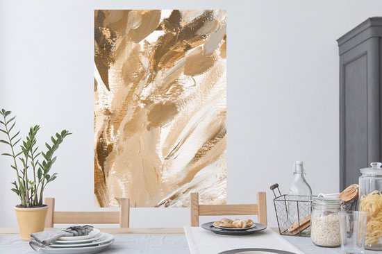 Stickers Stickers muraux - Peinture - Or - Luxe - 80x120 cm - Film adhésif
