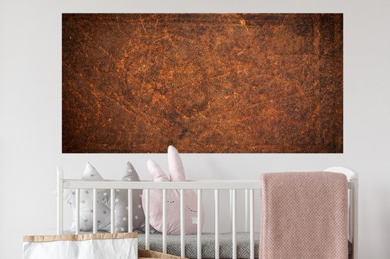 Stickers muraux - Film autocollant - Cuir - Structure - Marron - Oranje - 120x60 cm - Film adhésif - Stickers muraux chambre enfant - Papier peint autocollant - Papier peint autocollant - Film autocollant