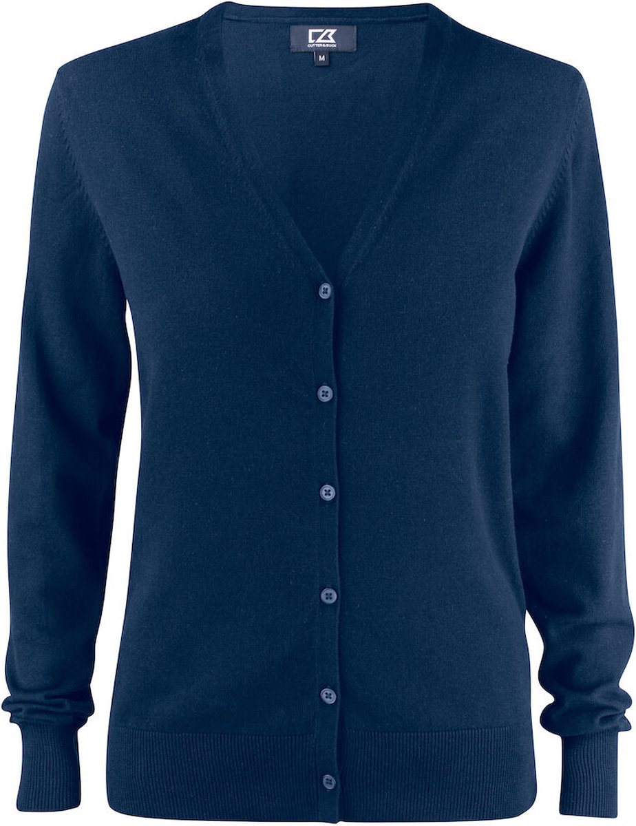 Cutter & Buck Oakville Cardigan Dames 355425 - Dark Navy - XL