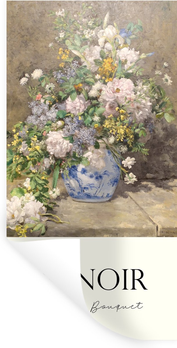 Muurstickers - Sticker Folie - Kunst - Bloemen - Oude meesters - 80x160 cm - Plakfolie - M