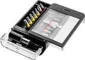 GRAPHITE Bitset 15 pièces - Click Box - Codage couleur - Porte-embouts à changement rapide - Cassette coulissante pratique