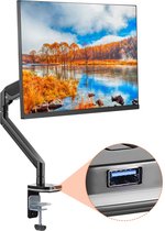 Bol.com monitorbeugel enkele beugel geschikt voor 330-889 mm compatibele monitorafmetingen aluminiumlegering 75x75 mm en 100x100... aanbieding